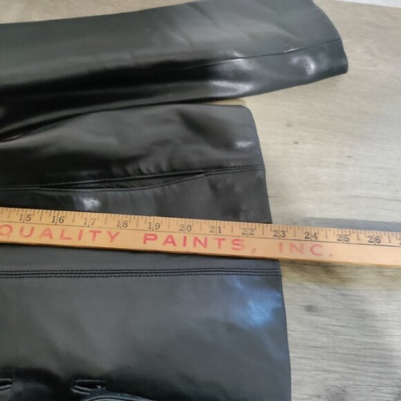 Siena Studio Black Leather Jacket Woman's Size 10 - Picture 7 of 8